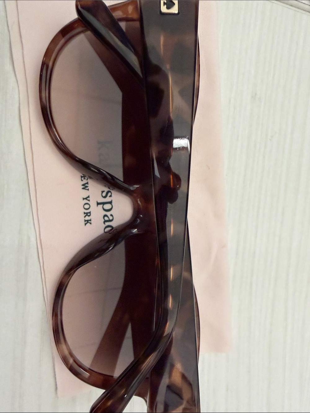 kate spade Brown Tortoise Oversized Women's Sunglasses - Picture 12 of 16